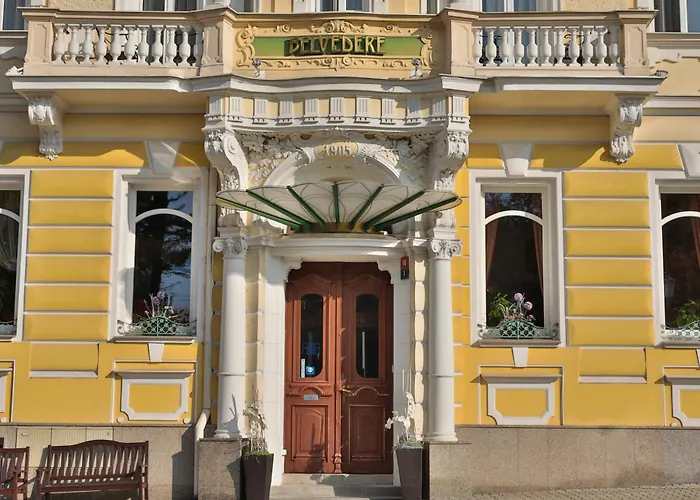 מלון Belvedere Wellness Mariánské Lázně